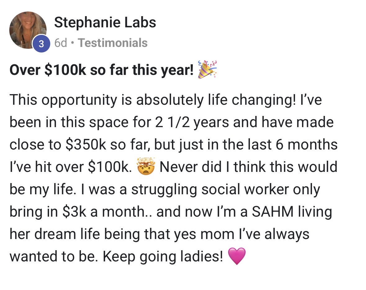 Success story 1